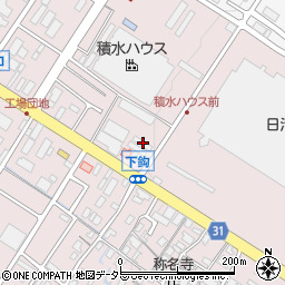 滋賀県栗東市下鈎673周辺の地図