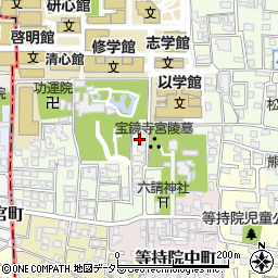 京都府京都市北区等持院北町19周辺の地図