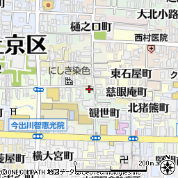 京都府京都市上京区五辻町34周辺の地図