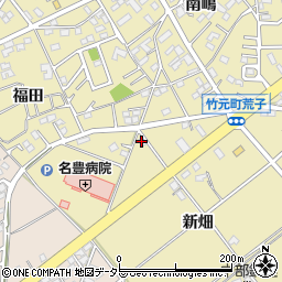 愛知県豊田市竹元町（荒子）周辺の地図