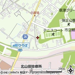 滋賀県草津市下笠町192周辺の地図