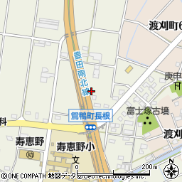 愛知県豊田市鴛鴨町（長根）周辺の地図