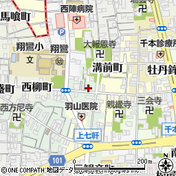 京都府京都市上京区東柳町564周辺の地図