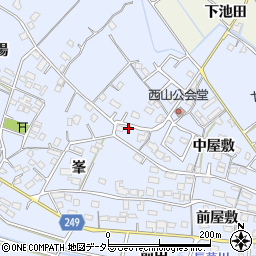 愛知県大府市長草町螢ケ脇93周辺の地図