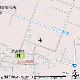 滋賀県草津市北山田町2542周辺の地図