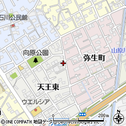 静岡県静岡市清水区天王東11-28周辺の地図