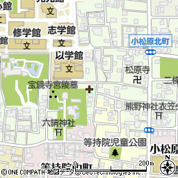 京都府京都市北区等持院北町58-1周辺の地図