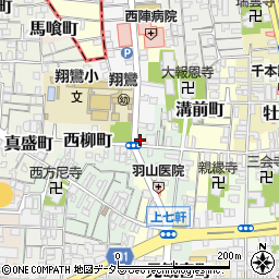 京都府京都市上京区東柳町556周辺の地図