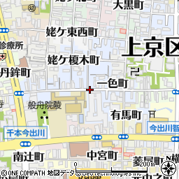 五辻通周辺の地図