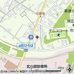 滋賀県草津市下笠町718-3周辺の地図