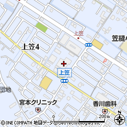 ＪＡレーク滋賀笠縫周辺の地図