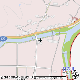 岡山県津山市戸脇1383-1周辺の地図