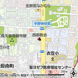 日本キリスト教会西都教会周辺の地図