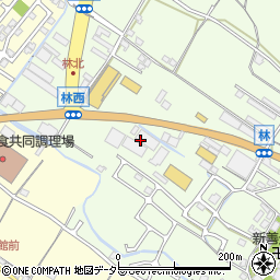 滋賀県栗東市林287周辺の地図