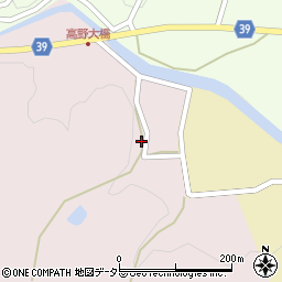 広島県庄原市高野町中門田352周辺の地図