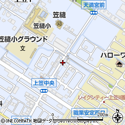 産経新聞草津西部販売所周辺の地図