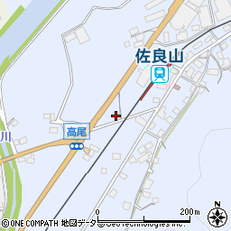 岡山県津山市高尾462周辺の地図