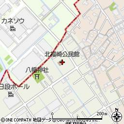 北福崎公民館周辺の地図