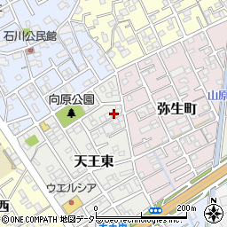 静岡県静岡市清水区天王東12-2周辺の地図