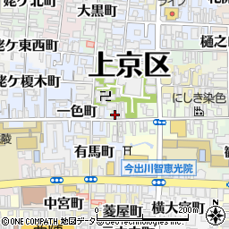 京都府京都市上京区五辻町91周辺の地図