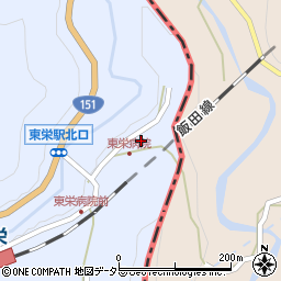 東栄町国民健康保険東栄病院周辺の地図