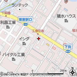 滋賀県栗東市下鈎840周辺の地図