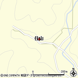 兵庫県丹波篠山市住山周辺の地図