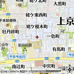 京都府京都市上京区西五辻東町45周辺の地図