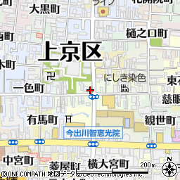 京都府京都市上京区五辻町69周辺の地図