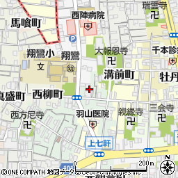 京都府京都市上京区東柳町558周辺の地図
