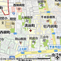 京都府京都市上京区溝前町周辺の地図