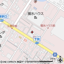 滋賀県栗東市下鈎674周辺の地図