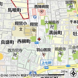 京都府京都市上京区東柳町557周辺の地図