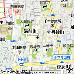 合気道京都西陣道場周辺の地図