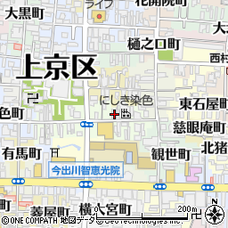 京都府京都市上京区五辻町53周辺の地図