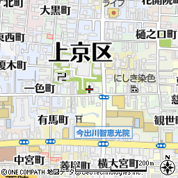 京都府京都市上京区五辻町72周辺の地図