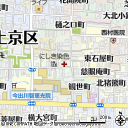 京都府京都市上京区五辻町30周辺の地図