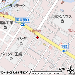 株式会社きんでん　栗東営業所周辺の地図