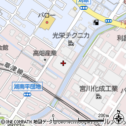 滋賀県栗東市下鈎1158-3周辺の地図