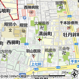 千本釈迦堂公衆トイレ周辺の地図