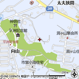 愛知県東海市荒尾町蜂ケ尻46-2周辺の地図