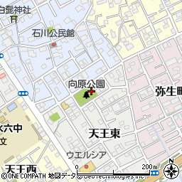 静岡県静岡市清水区天王東13周辺の地図