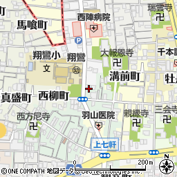京都府京都市上京区東柳町557-7周辺の地図