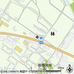 滋賀県栗東市林431周辺の地図
