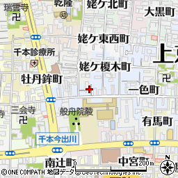 京都府京都市上京区西五辻東町54周辺の地図