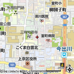 京都府京都市上京区瓢箪図子町周辺の地図
