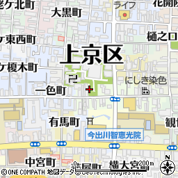 京都府京都市上京区五辻町80周辺の地図