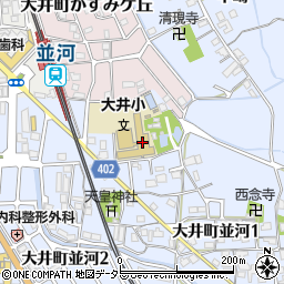 亀岡市立大井小学校周辺の地図