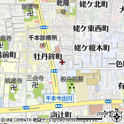 京都府京都市上京区西五辻東町70周辺の地図