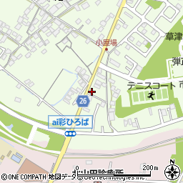 滋賀県草津市下笠町702周辺の地図
